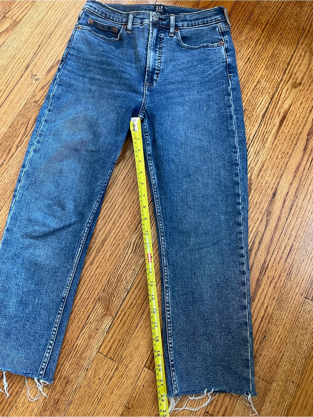 GAP High-Rise Cigarette Jeans Medium Wash Size 6 / 28R - Picture 10 of 10